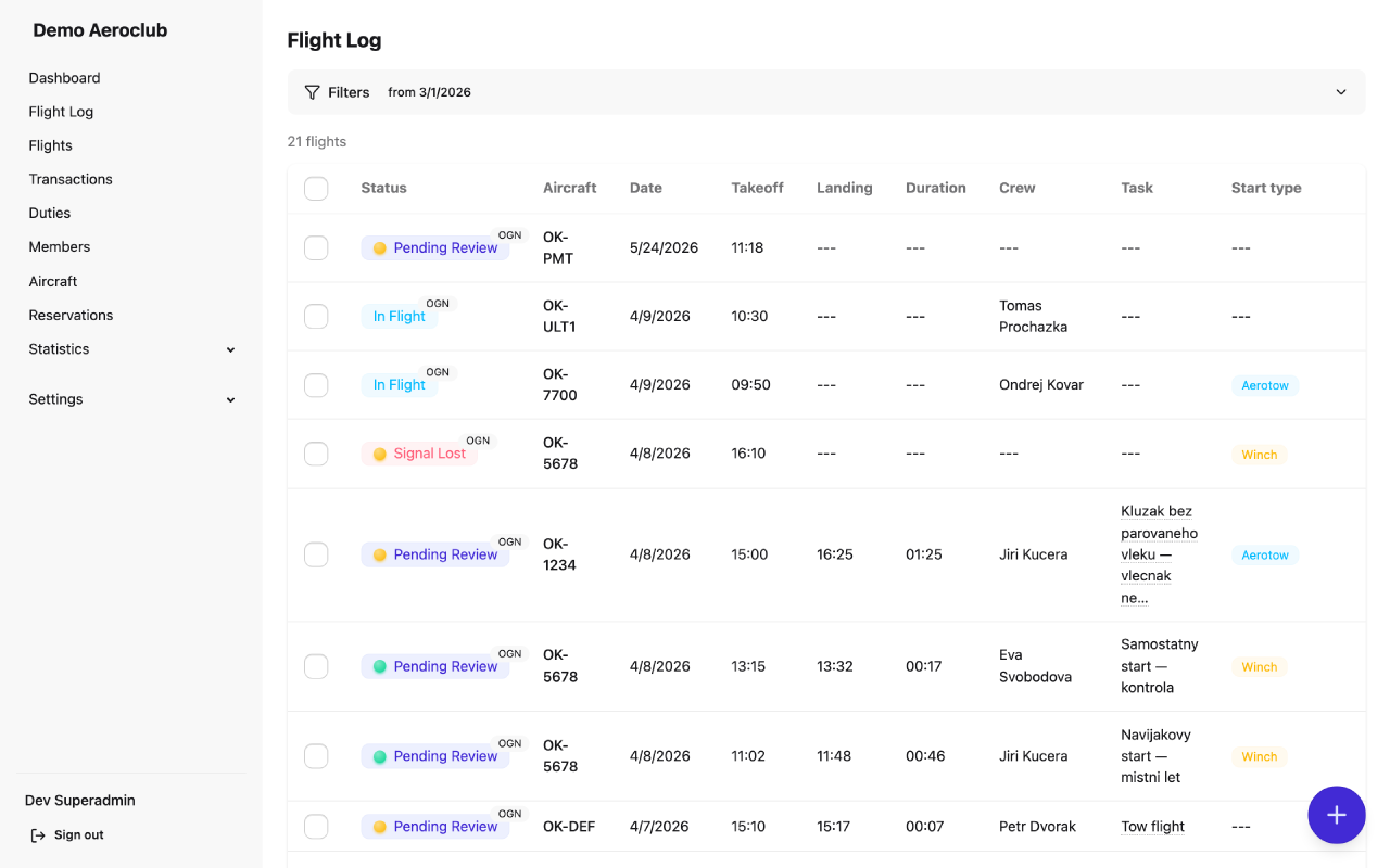 Flight Log